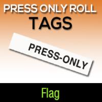 Press Only Roll Flag Tag